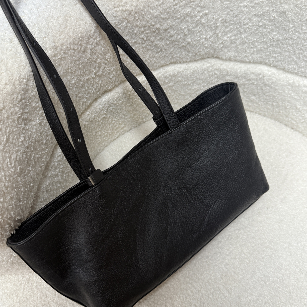 Jingjing 【羊皮菜篮子】单肩 斜挎 通勤 极简 女包