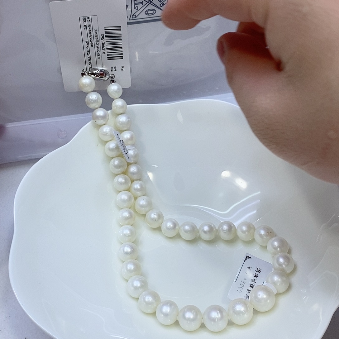 海水珍珠颈饰银S925镶嵌