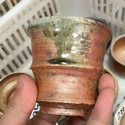 柴烧杯子大放漏优瓷柴烧