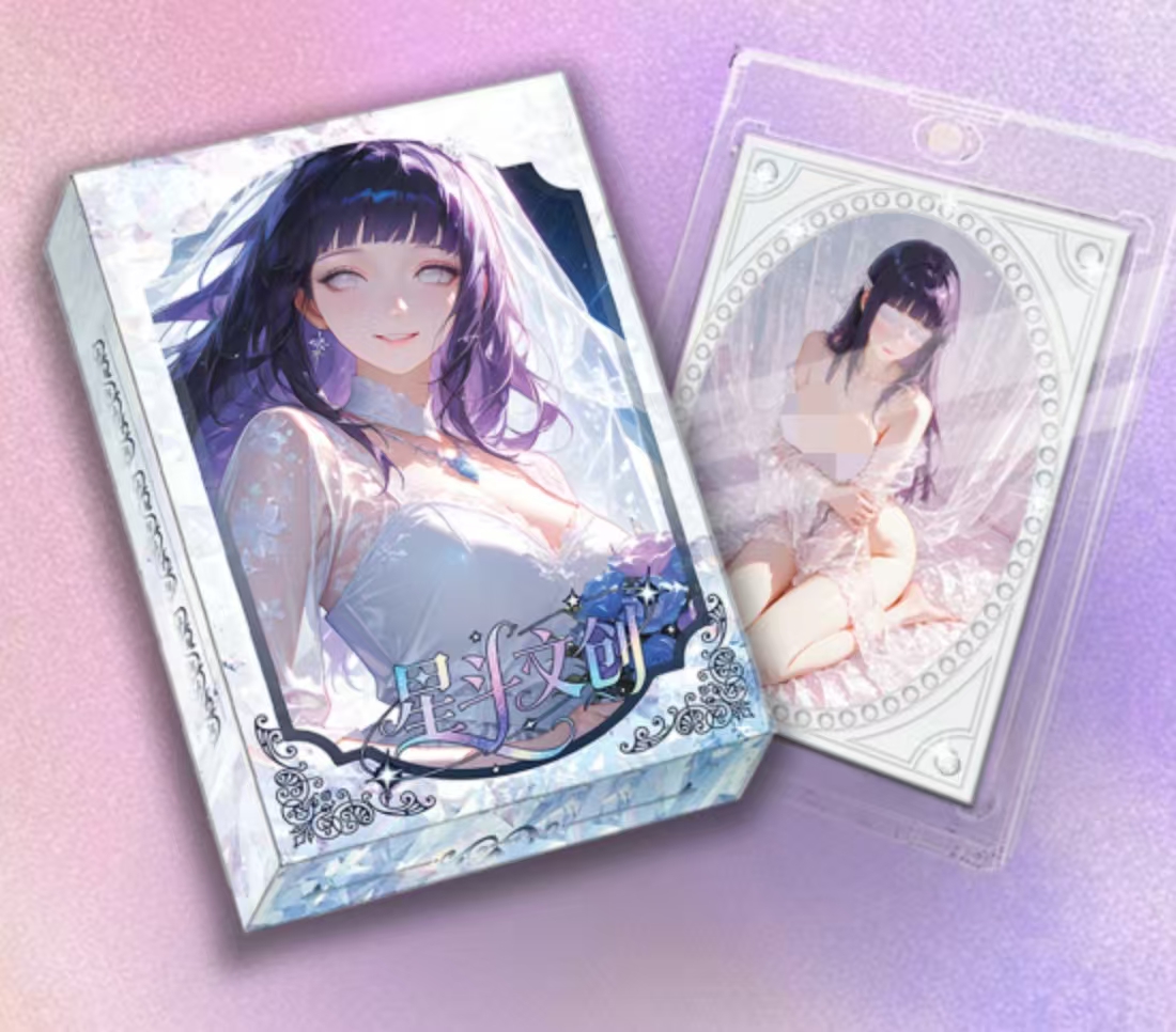 小啵 新品【星斗文创】 火影忍者金属珐琅亚克力色纸收藏动漫周边