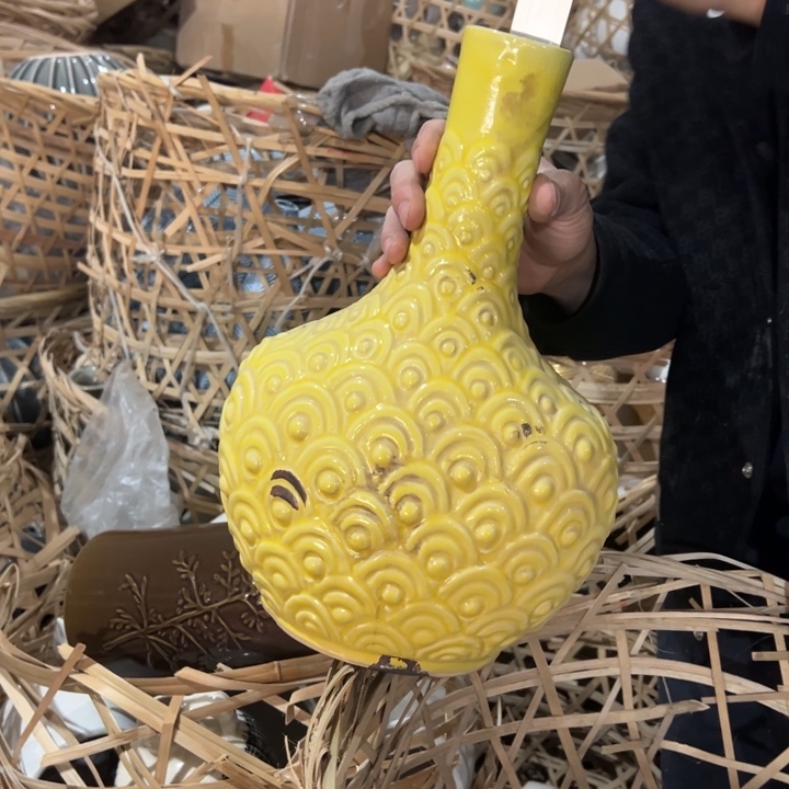 摆件高35口5公分微瑕捡漏做旧款