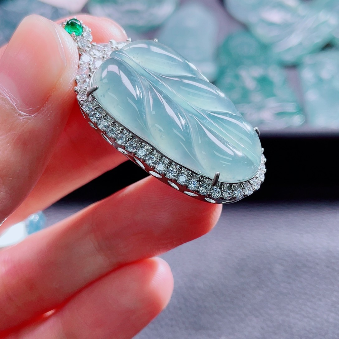 翡翠颈饰未镶嵌509586566