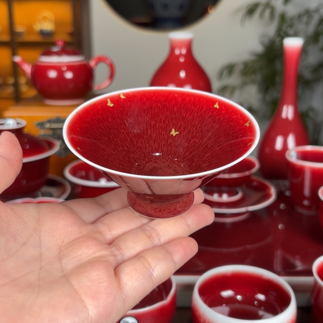 杯子景德镇高温原矿釉