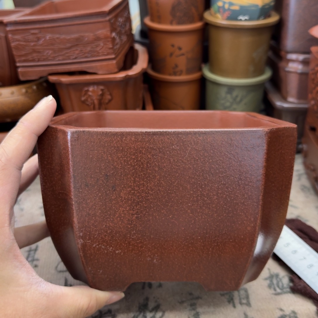 紫砂花盆宜兴紫砂正品花盆16x10