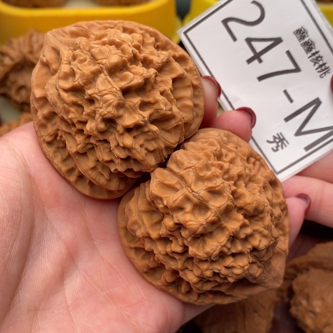 文玩核桃把件官帽52