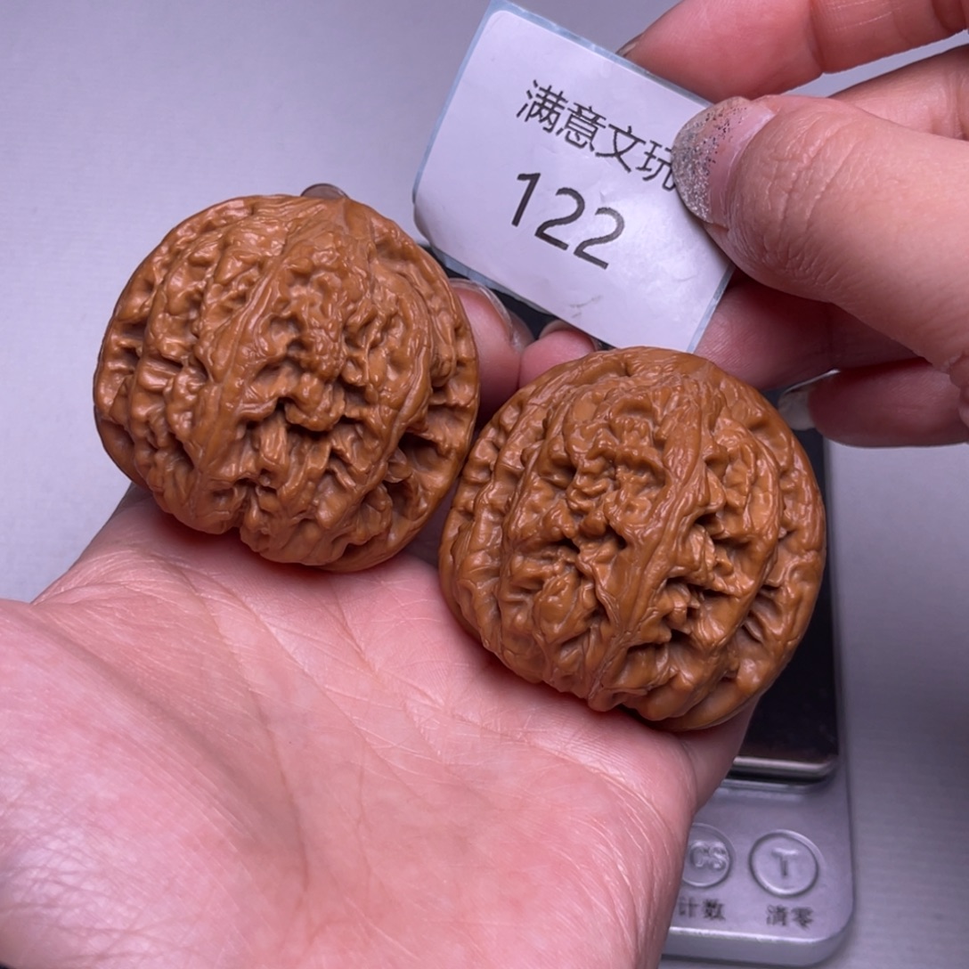 把件文玩核桃粗筋44.122