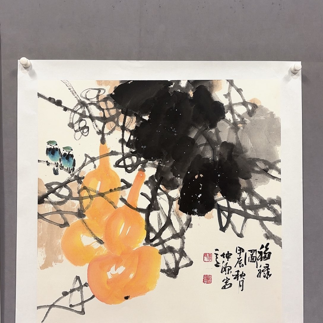 国画国画纯手绘作品请放心去藏