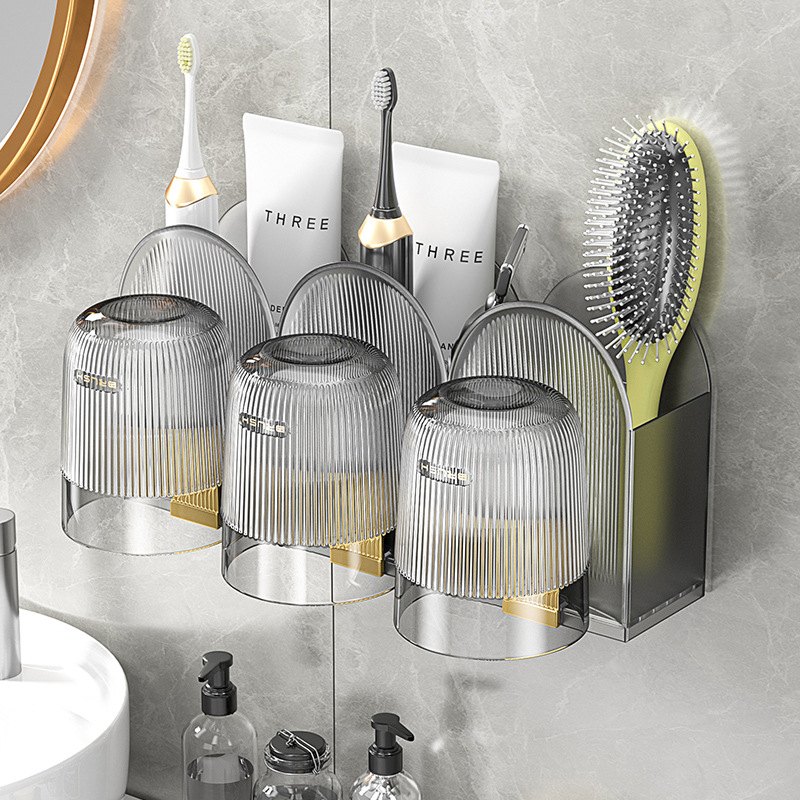 牙刷置物架漱口杯情侣家用刷牙杯牙缸洗漱杯子牙膏收纳盒套装儿童