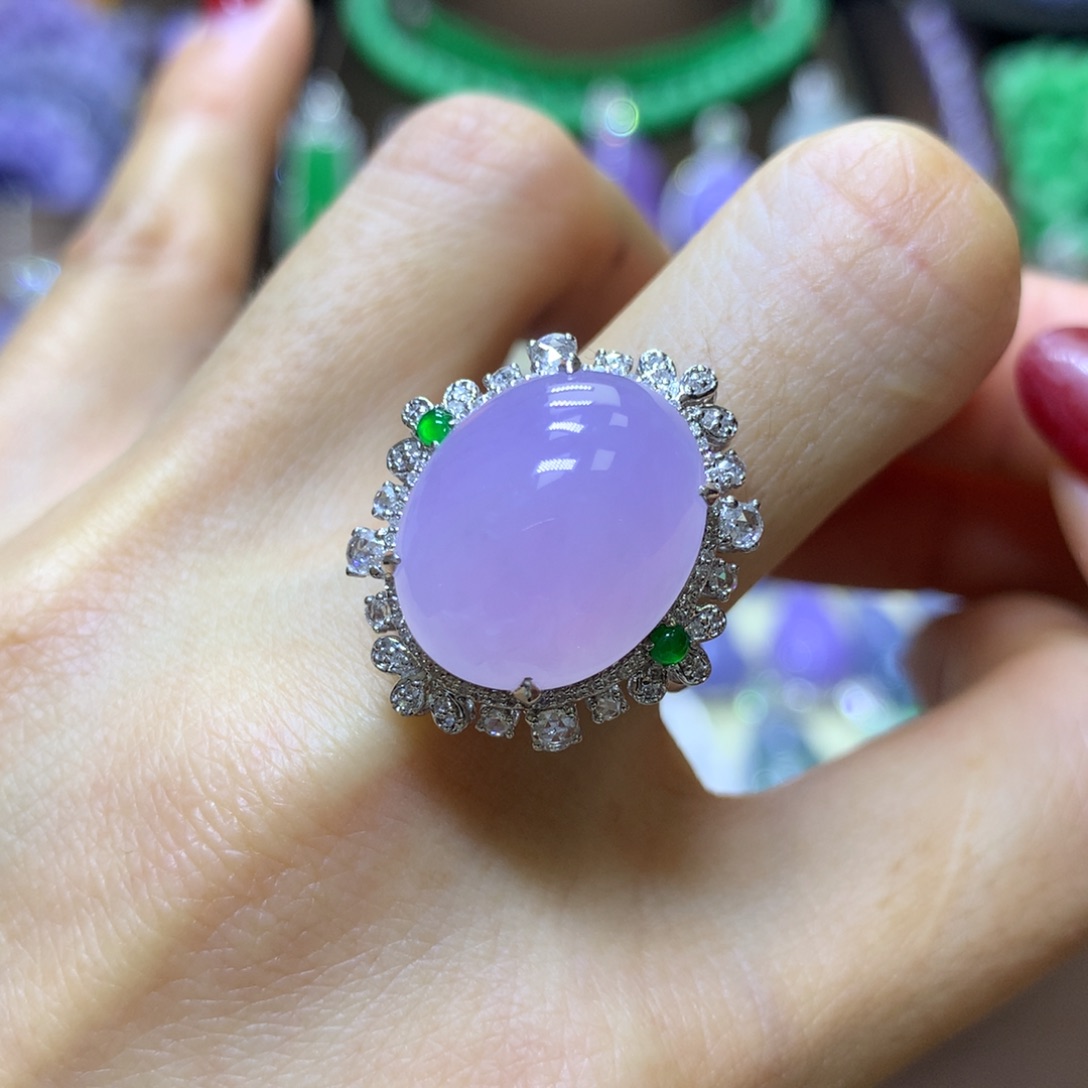 【闪购商品】翡翠颈饰18K金镶嵌翡翠