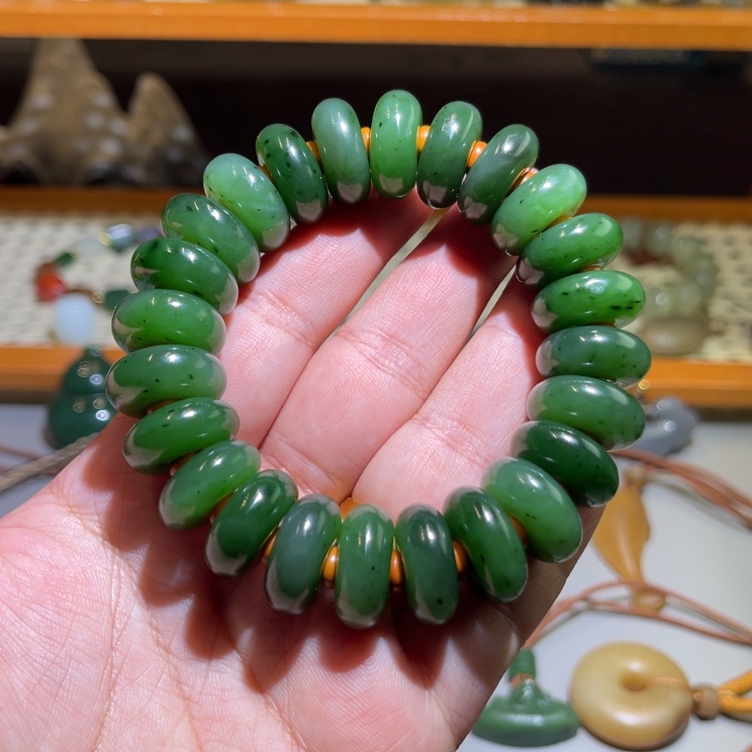 和田玉未镶嵌手链