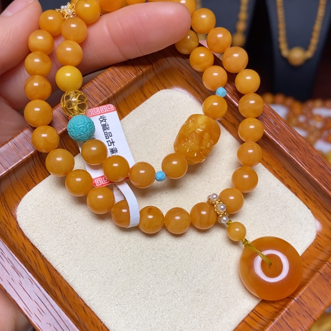 【闪购商品】蜜蜡手链未镶嵌手串