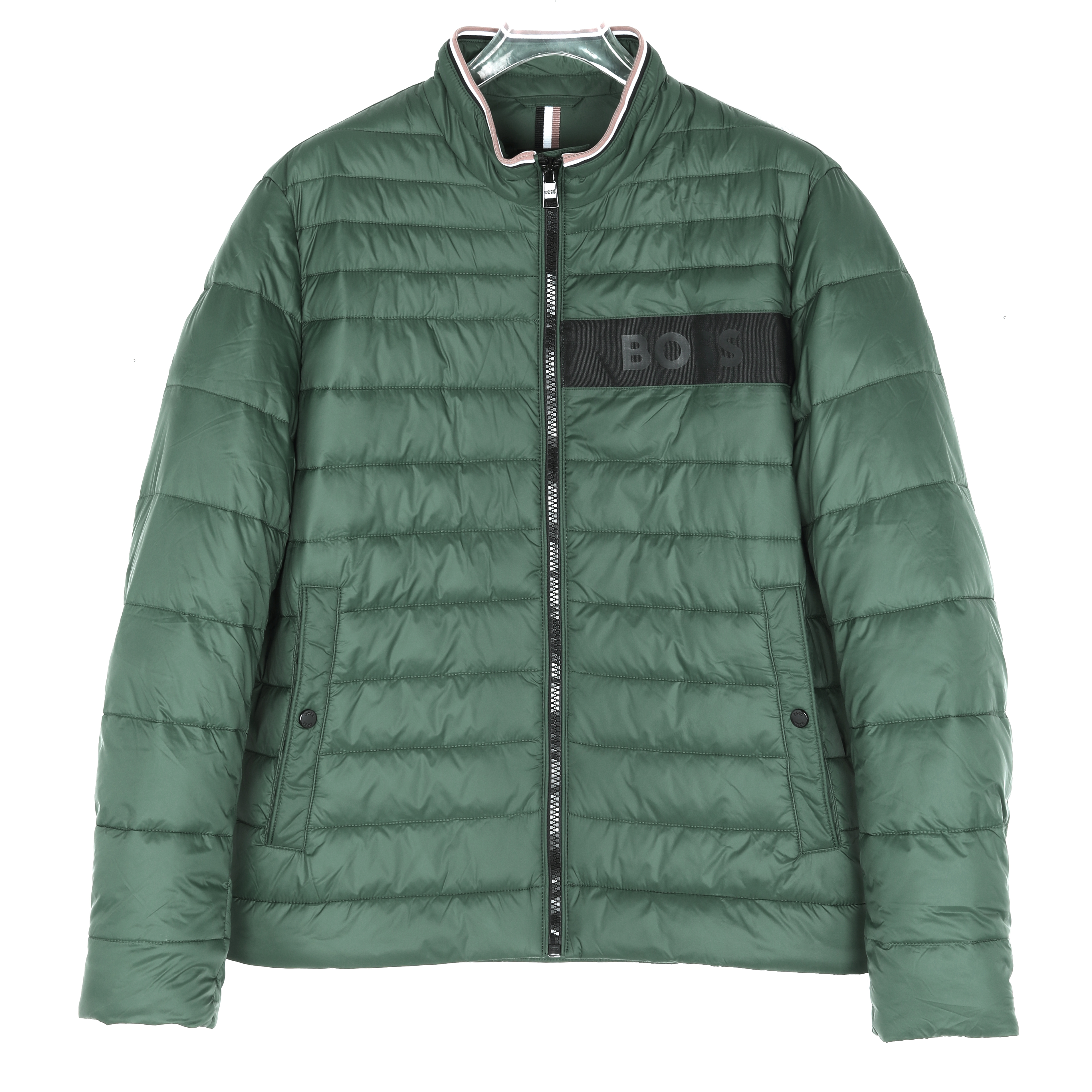 HugoBoss/雨果博斯男士超轻立领厚款运动棉服外套50464308 385