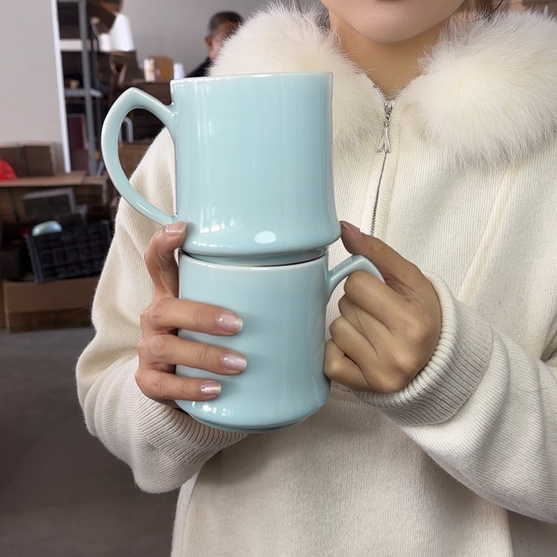 龙泉云间青瓷小米茶器