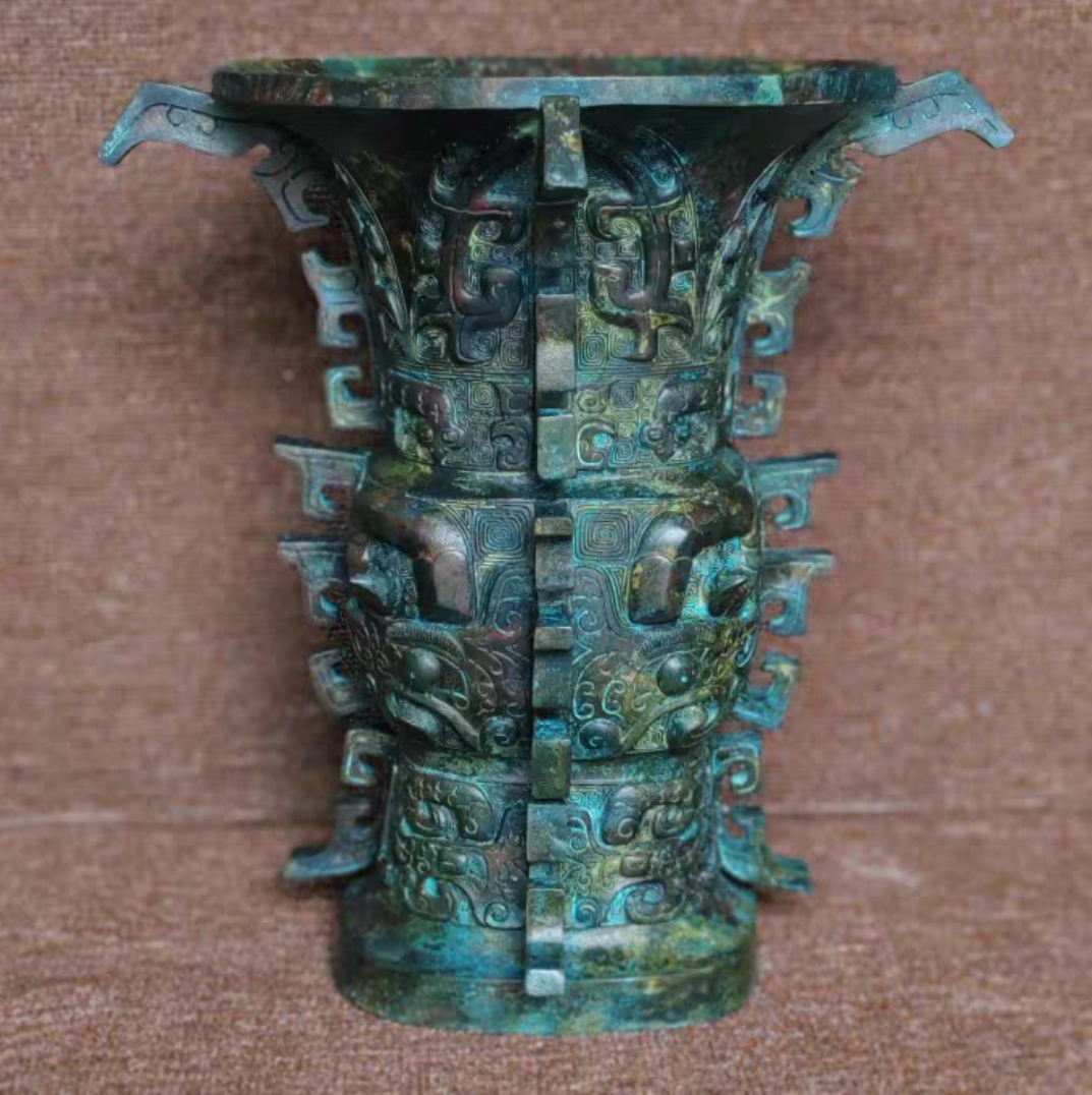 何尊 仿古青铜器 家居摆件 桌面摆件