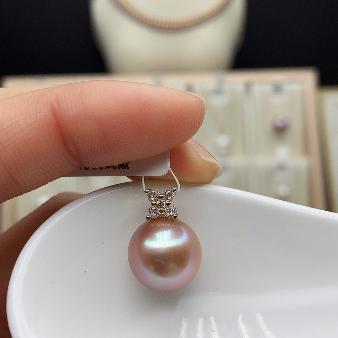 淡水珍珠颈饰合金