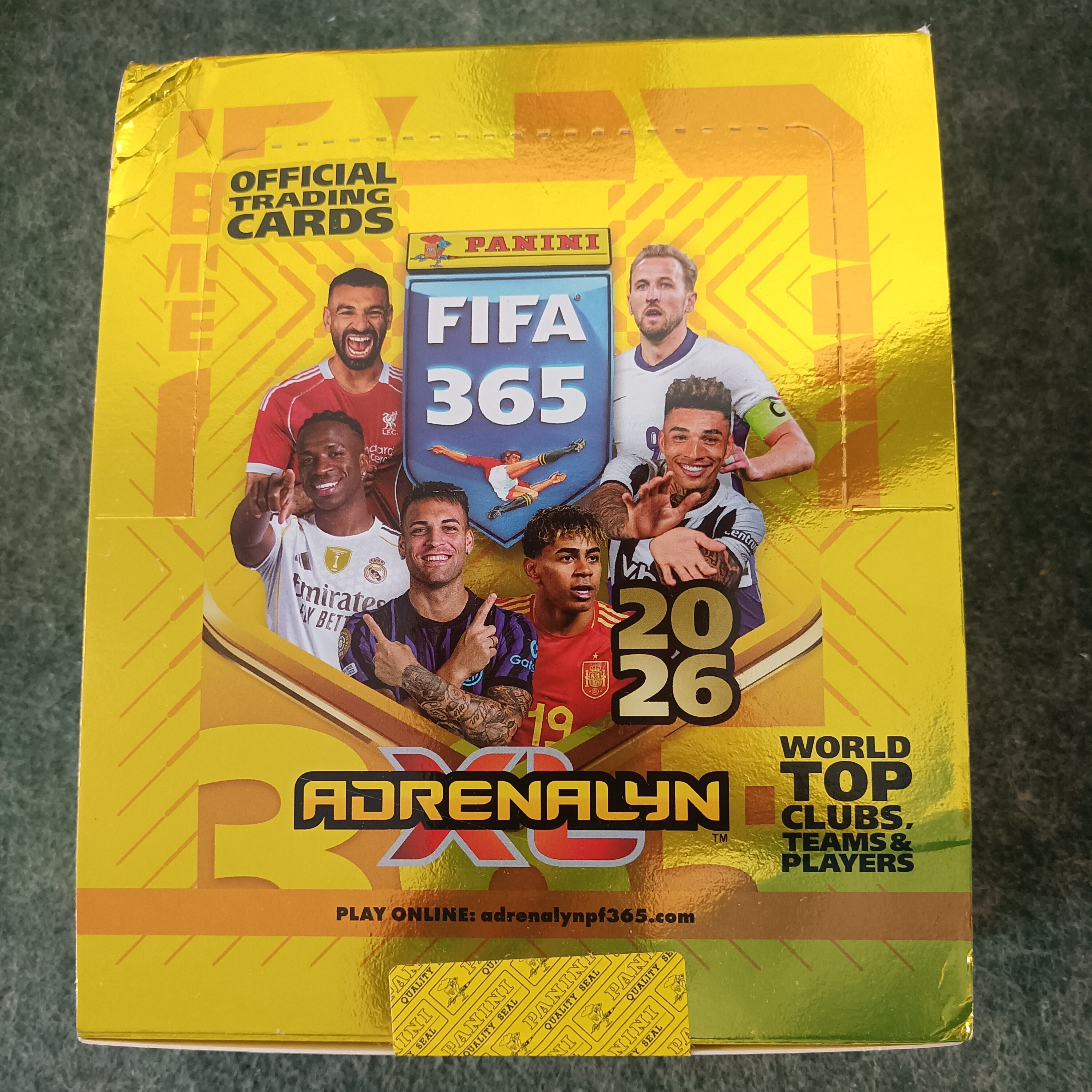 2026FIFA365系列 帕尼尼球星卡包肥包26张/包可博梅西C罗亚马尔等