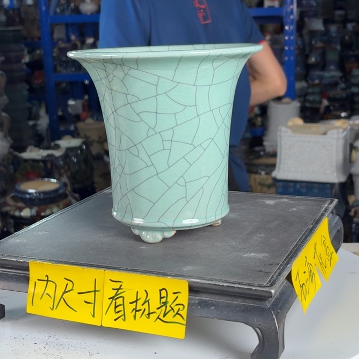 一风堂石湾花盆 内16*17