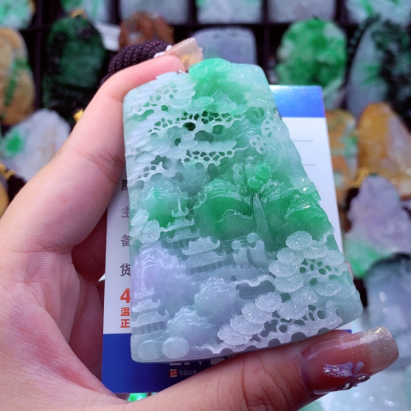 【闪购商品】翡翠颈饰未镶嵌挂件