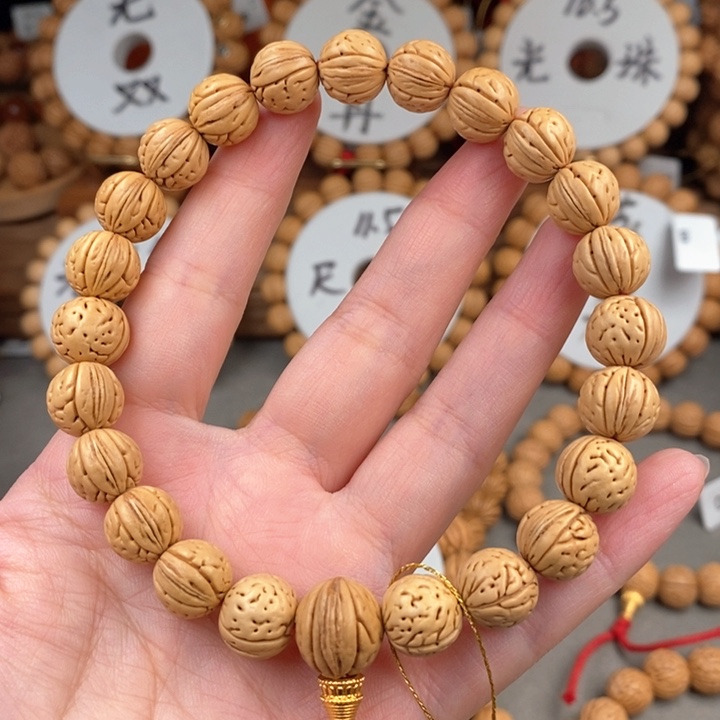 桃核吊坠金豆11.5宽……