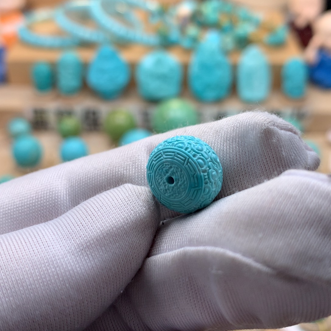 绿松石珠宝奇石未镶嵌