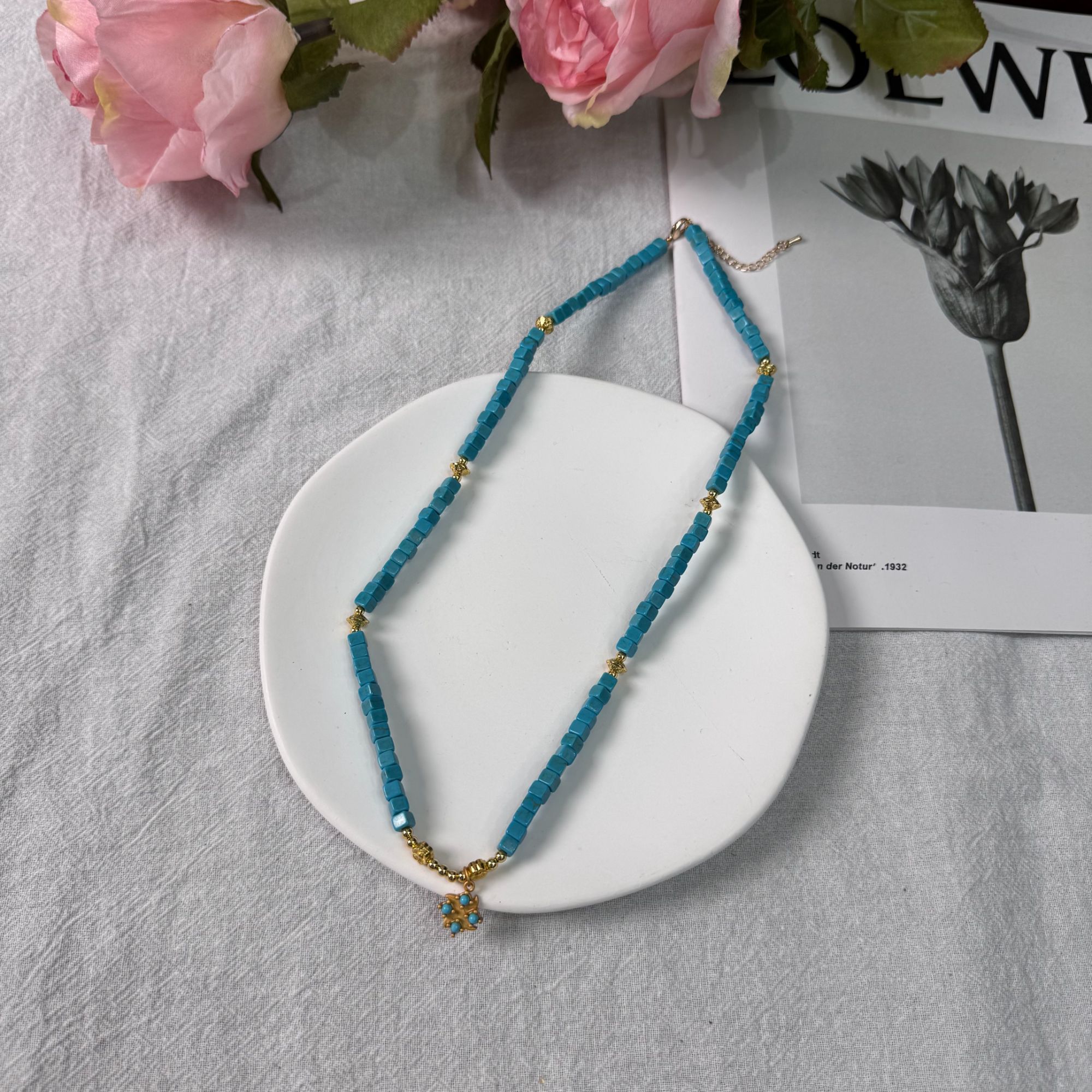 高定珠宝绿松项链ZX1618S068