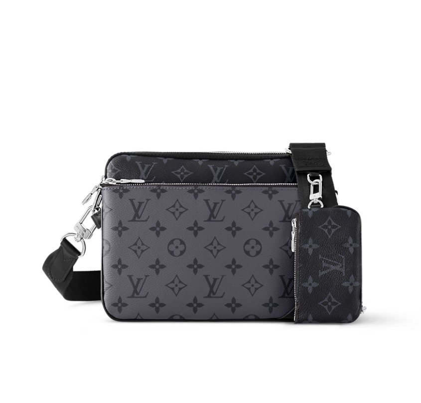 未使用 LouisVuitton/路易威登 闲置新 黑武士三合一单肩包 G185