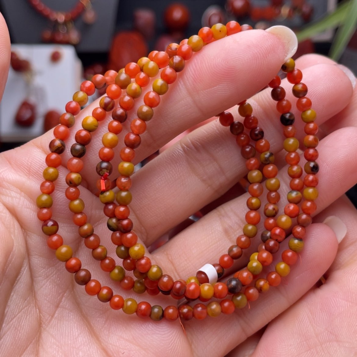 【闪购商品】南红玛瑙3.8➕包浆多圈未镶嵌