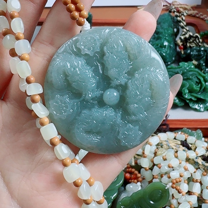 和田玉未镶嵌挂件