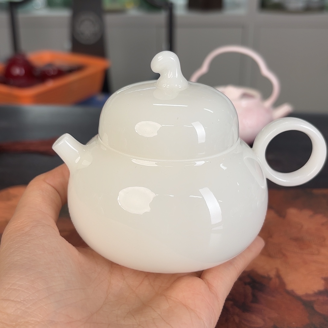 龙泉云间青瓷小米茶器