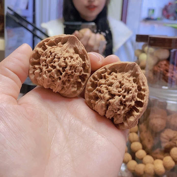 【闪购商品】文玩核桃把件44蛇头