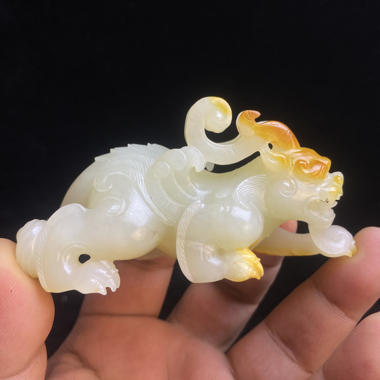 典藏级 和田玉瑞兽