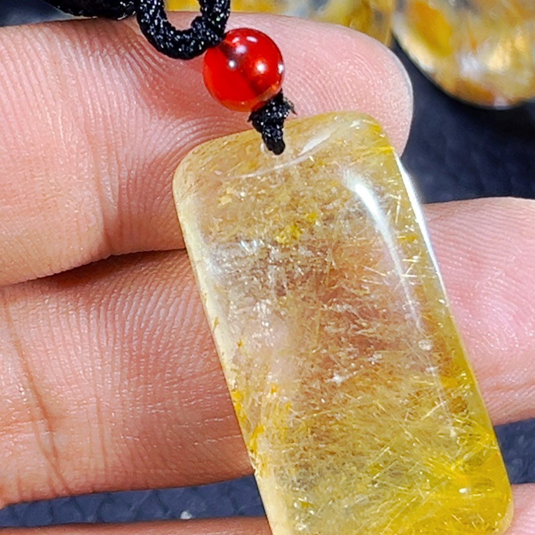 云***猫未镶嵌发晶吊坠(不含链)31