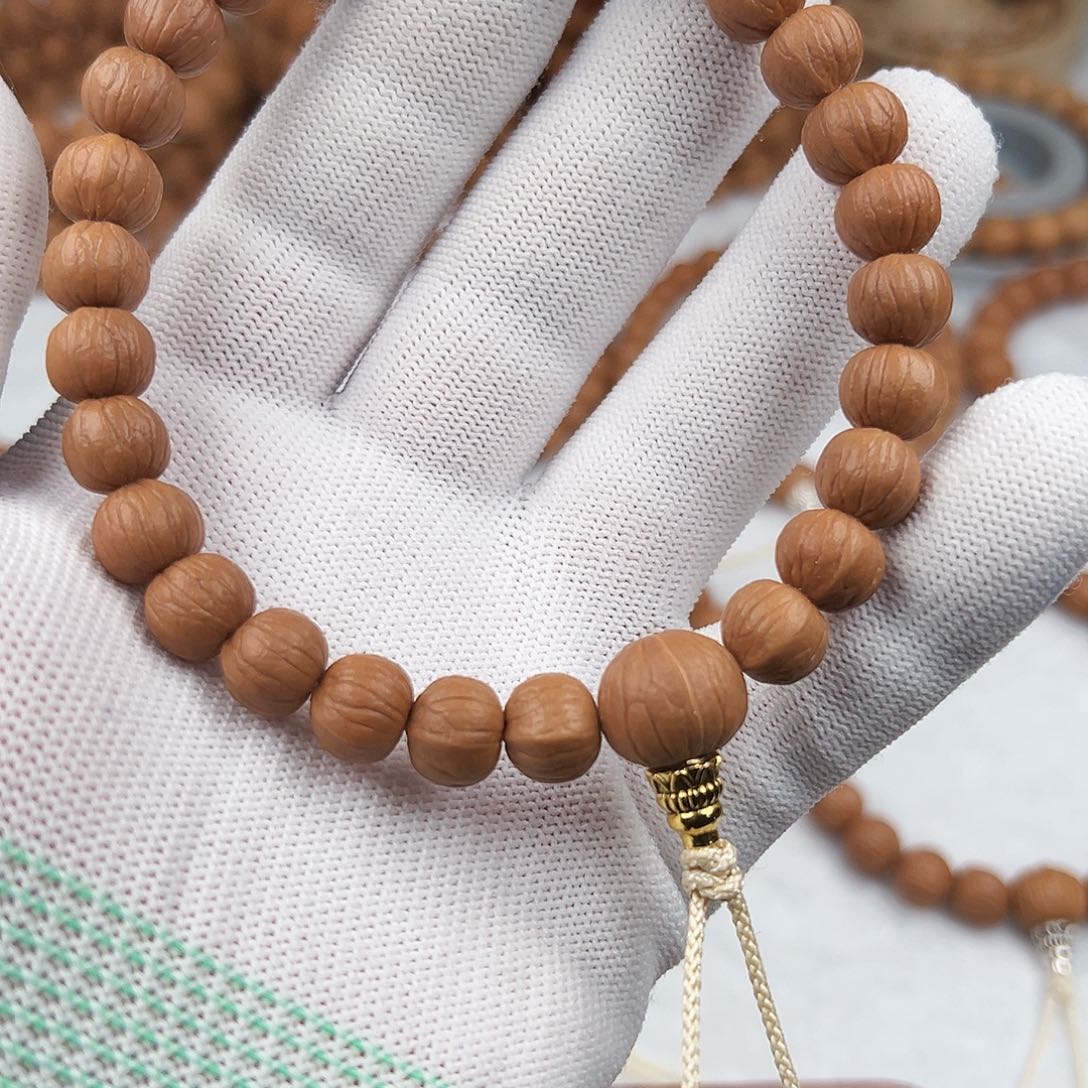 彩***虹猴头核桃手串南瓜