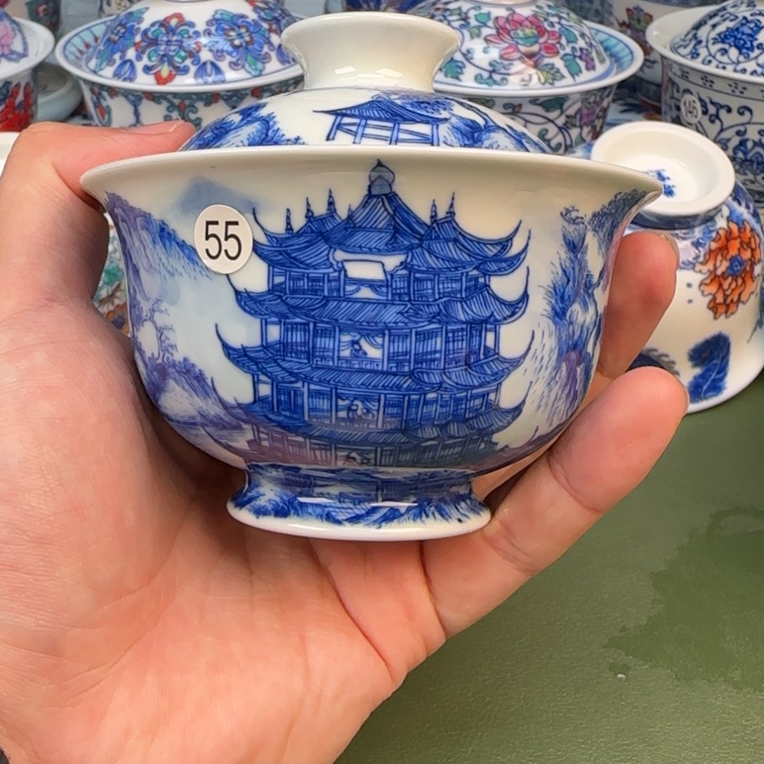 景德镇手工手绘茶具55