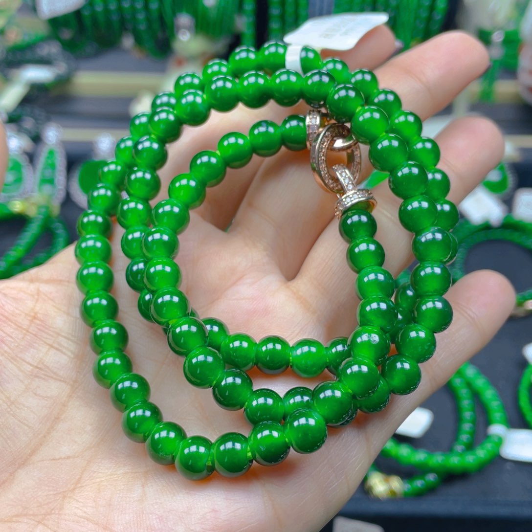 颈饰未镶嵌翡翠项链7