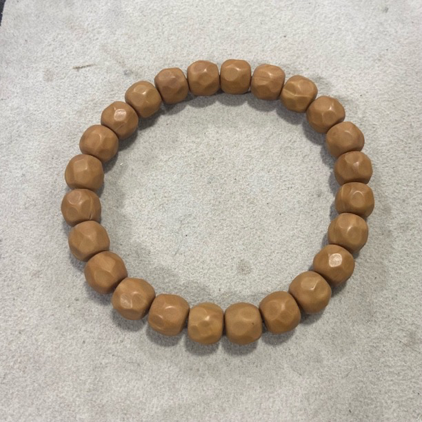 K181 【奶酪】猴头核桃雕刻珠单圈手串