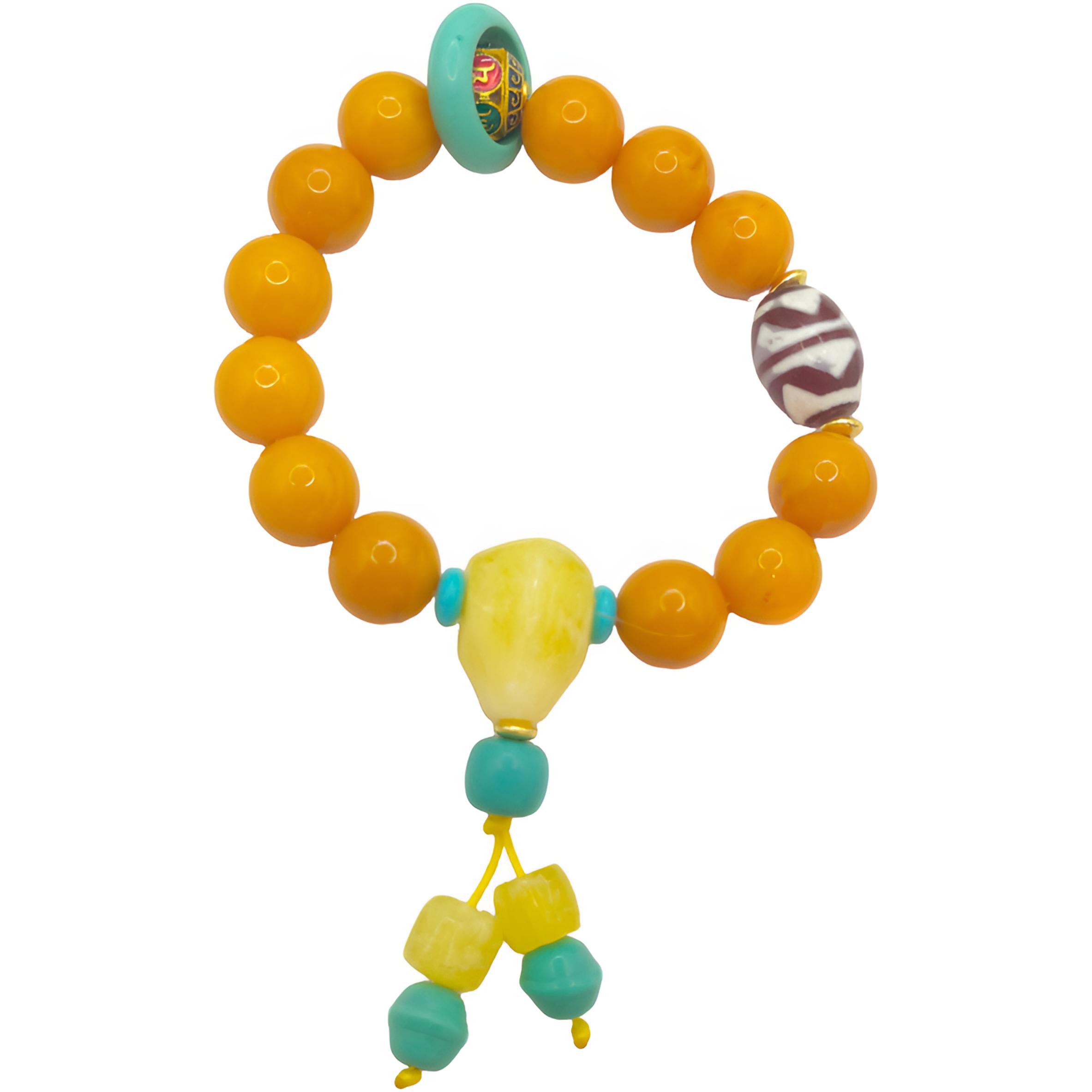 --高定珠宝T珠缅甸蜜蜜蜡手串设计款XS75