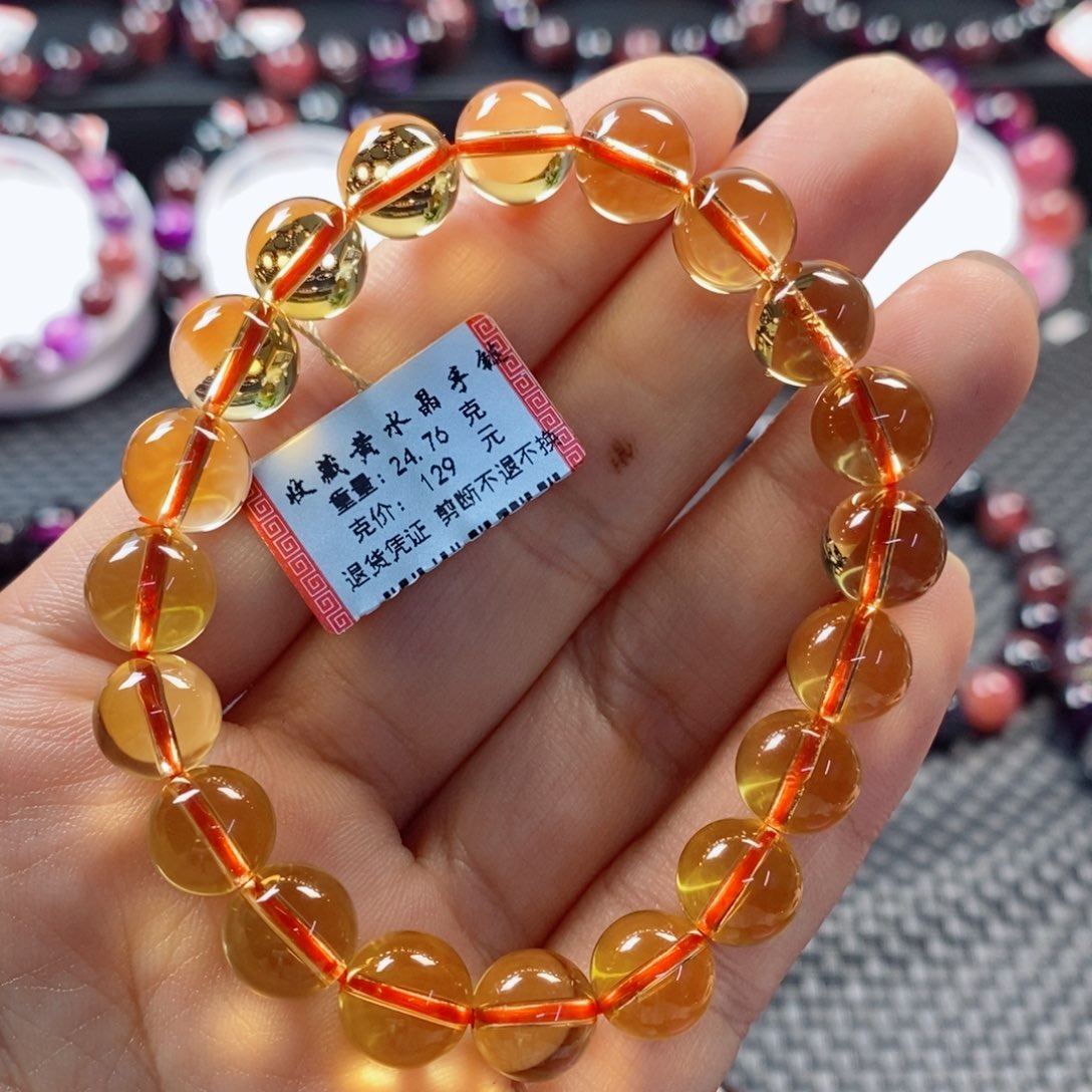 9-10m手链：354310未镶嵌水晶