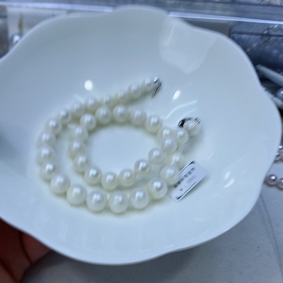 海水珍珠颈饰银S925镶嵌