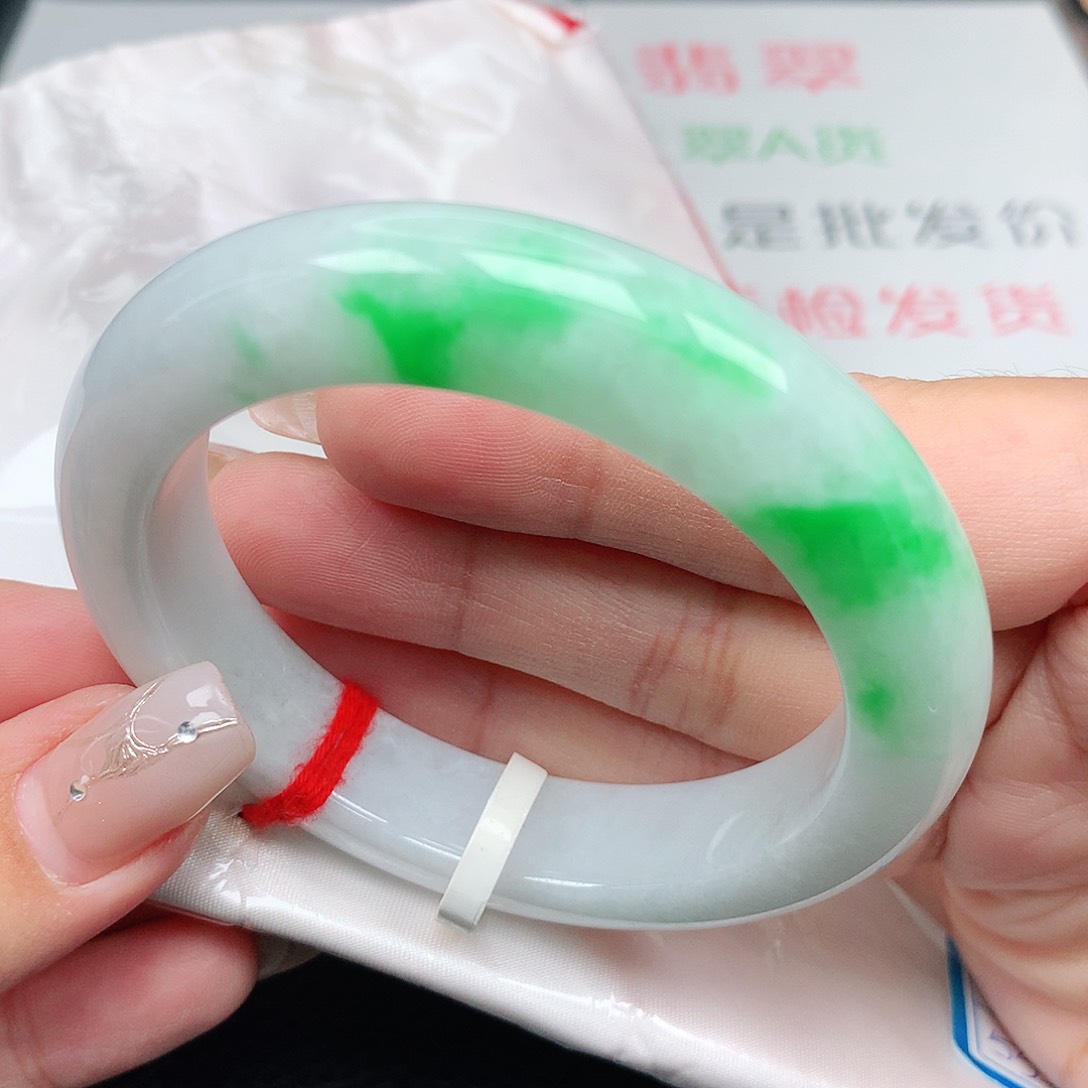 未镶嵌手镯翡翠55正圈