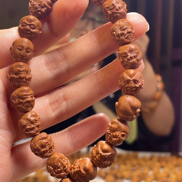 手串/手链橄榄核龙纹桃核