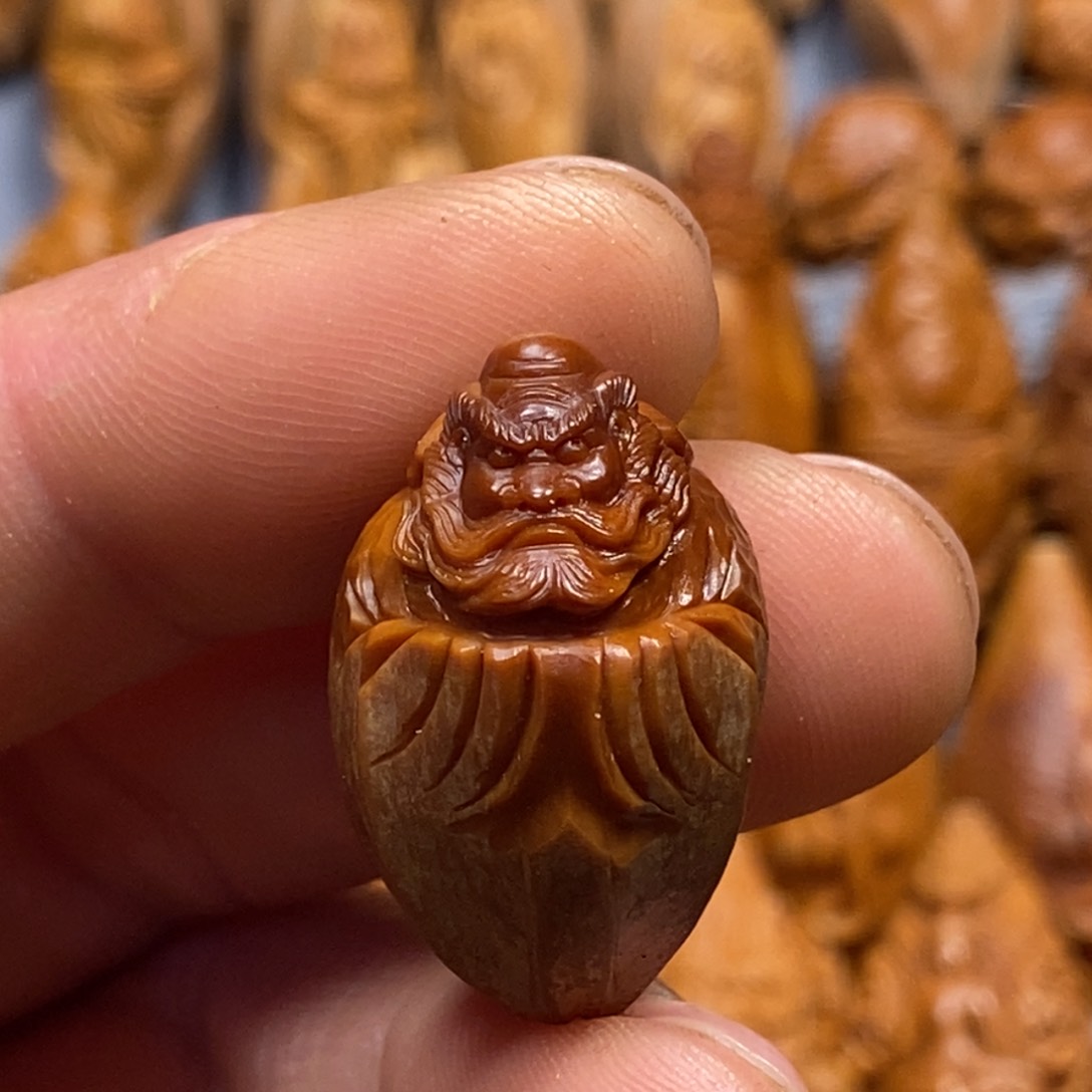 橄榄核手串/手链包衣钟馗492