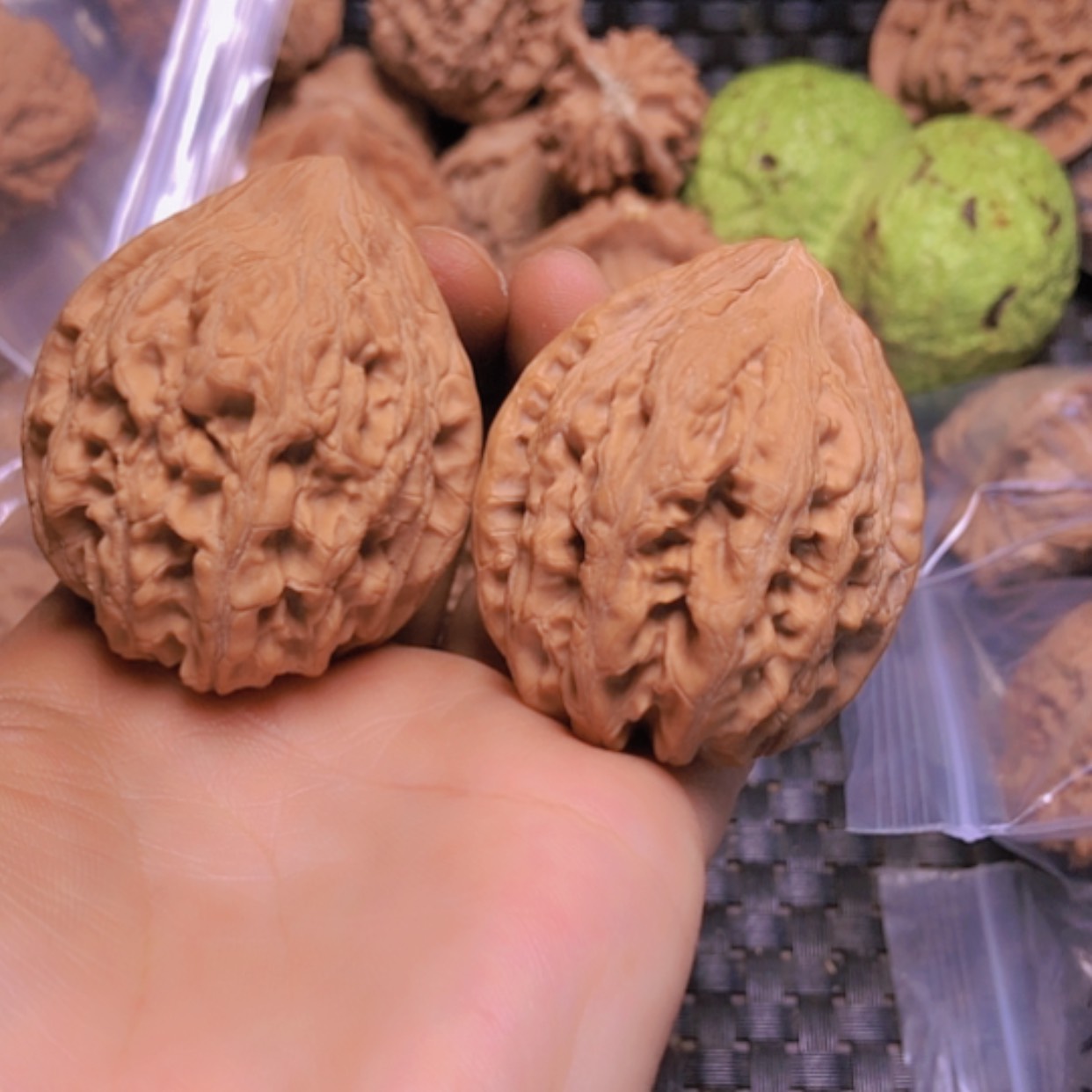 【闪购商品】核桃把件41大沽石有修