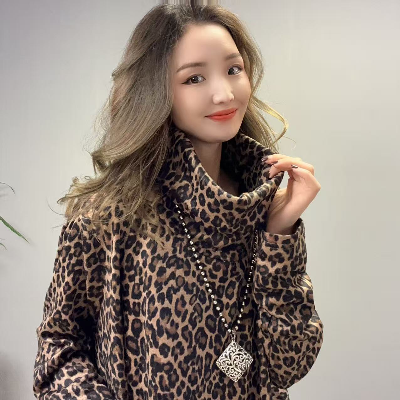 田独雪儿1冬款加绒上新不规则时尚洋气中长裙