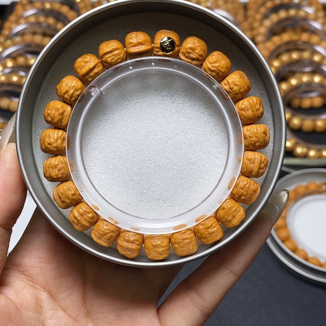 猴头核桃手串金标超小蛤蟆头尺寸10+全品单号567号