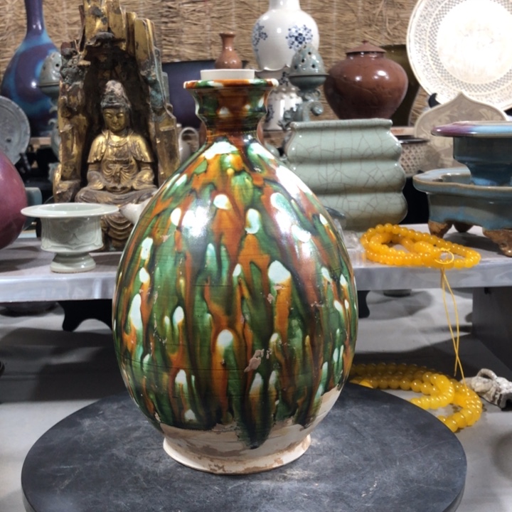 瓶三彩 漏价不包邮