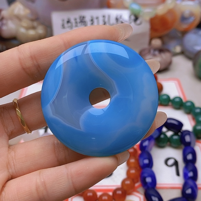 【闪购商品】未镶嵌玛瑙/玉髓珠宝半成品庄***心