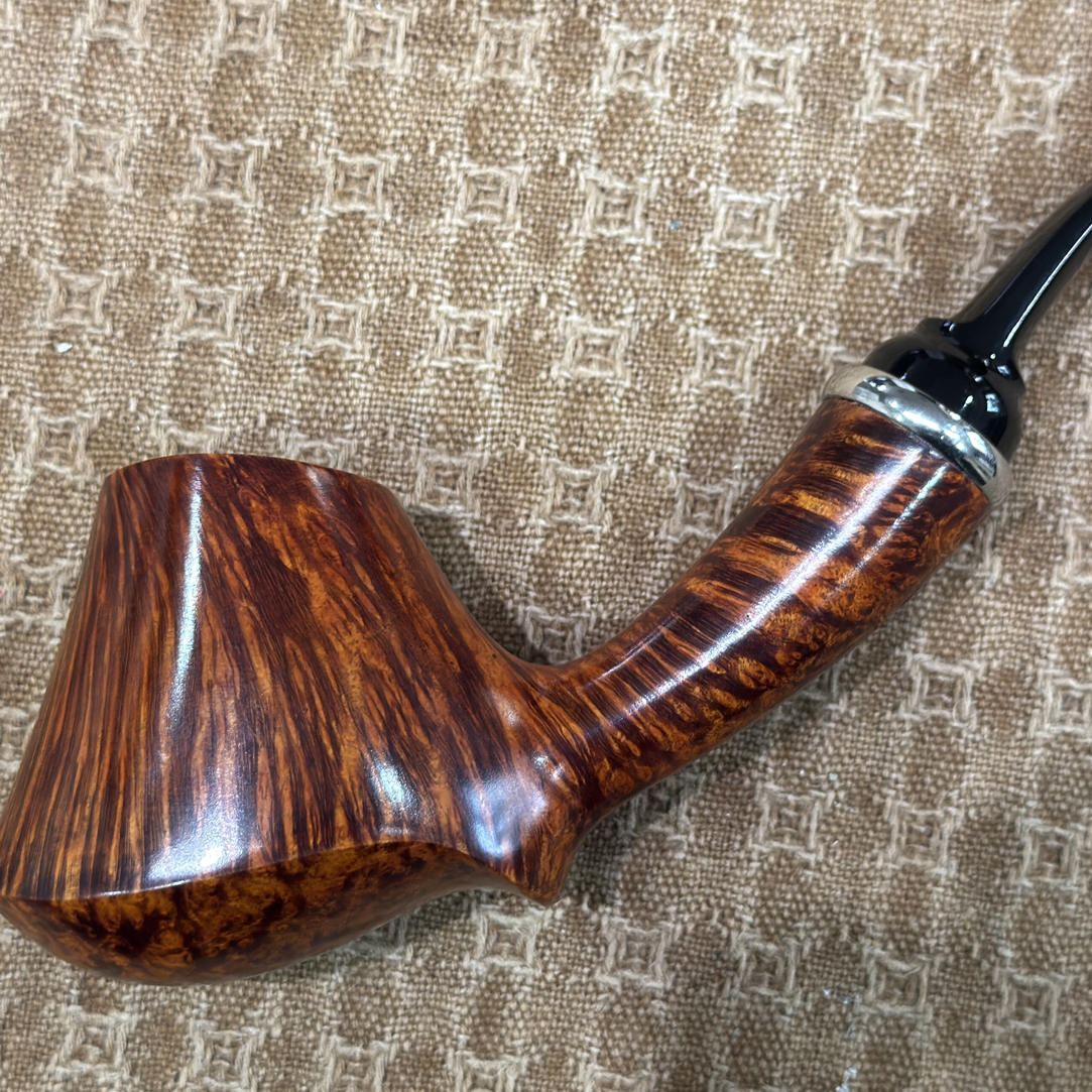 中国陈树火山石楠木手工烟斗