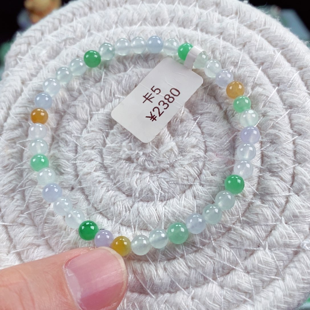 未镶嵌手链翡翠卡5