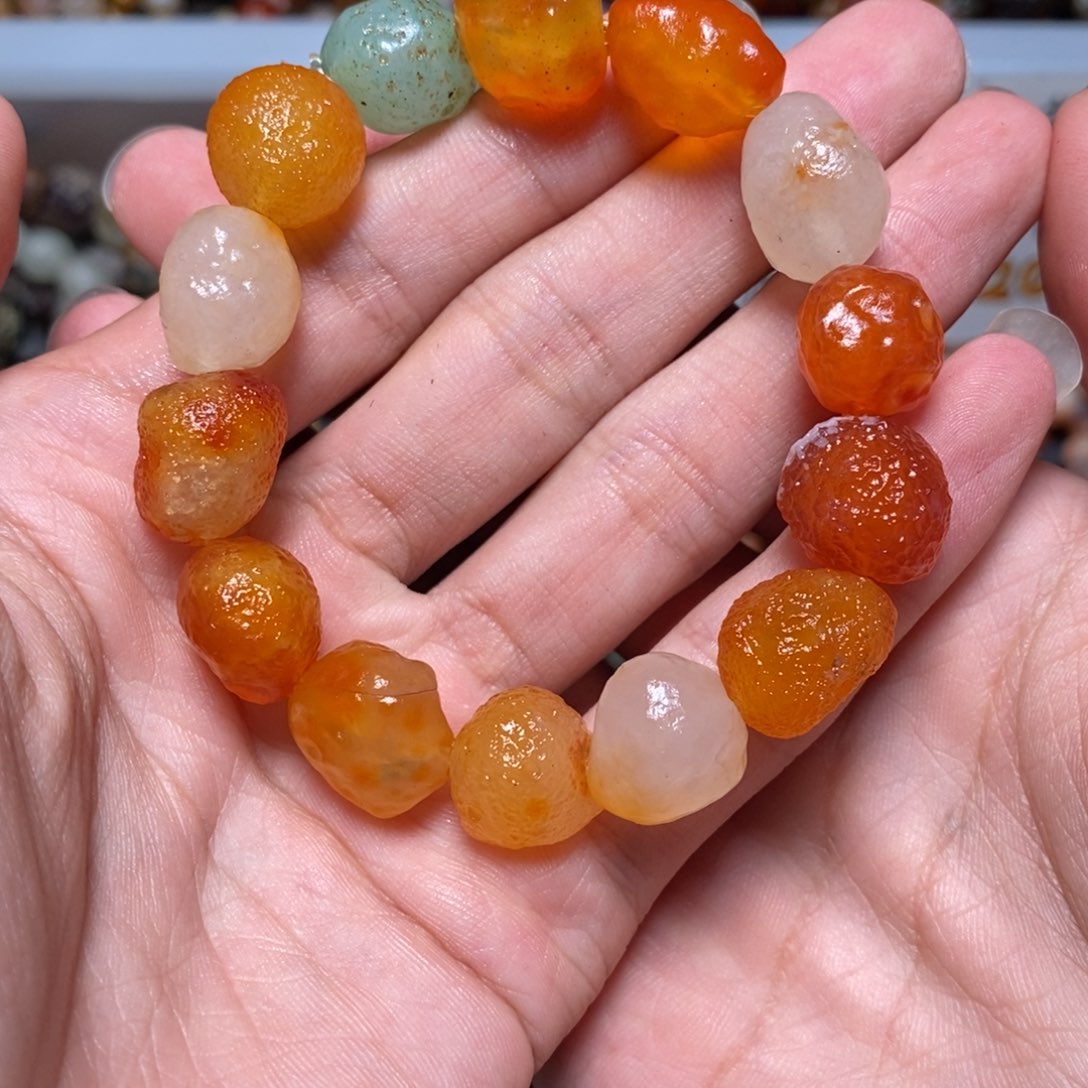 玛瑙/玉髓手链合金